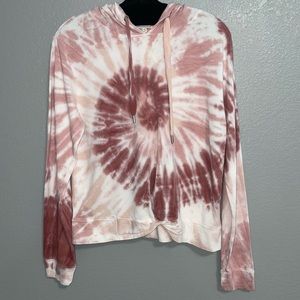 NEW C&C California Arizona desert spiral long sleeve thin tie dye hoodie